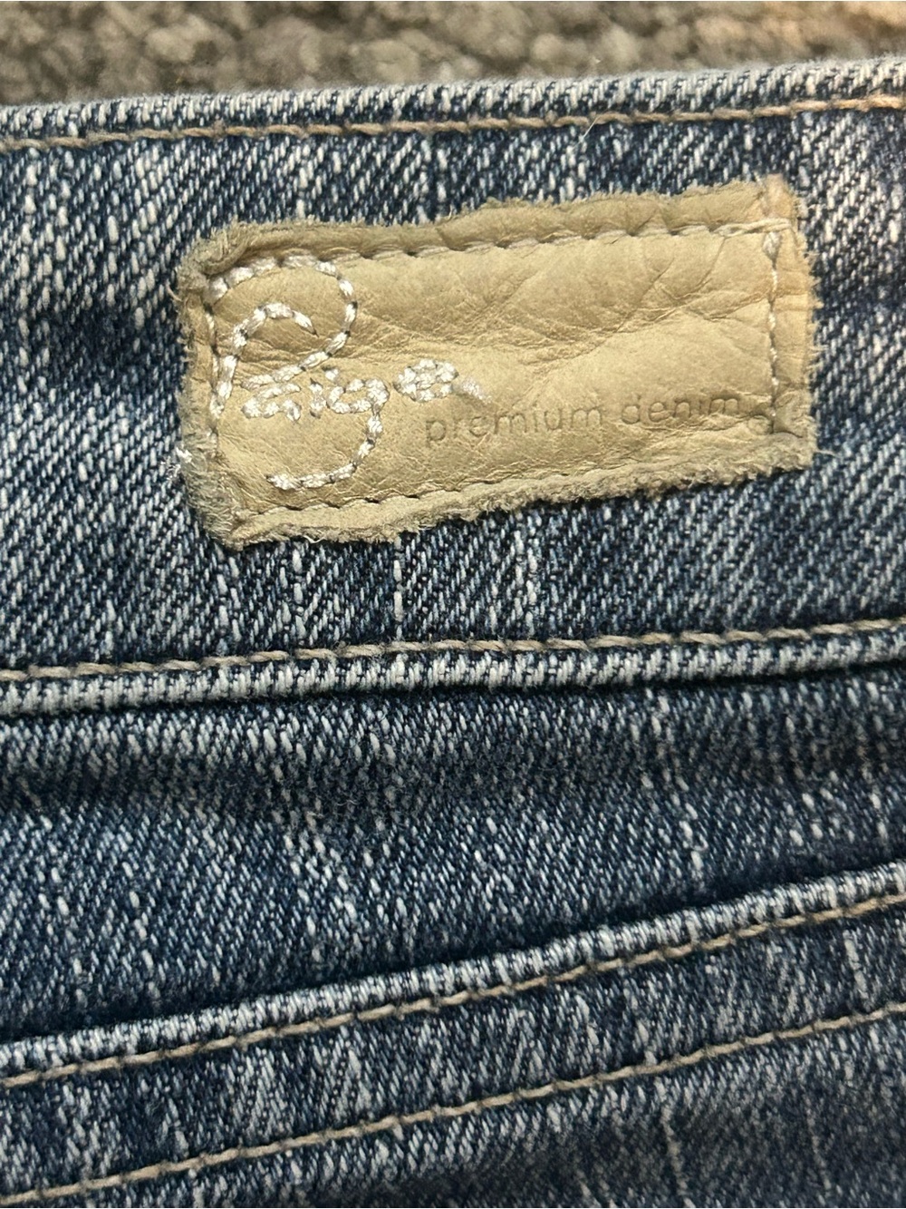 Paige Women's Denim Cargo Shorts - Blue - Picture 4 of 6